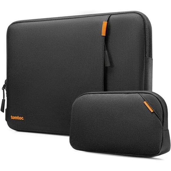 360 Protective Laptop Sleeve Set for 14-inch New MacBook Pro M4/M3/M2/M1 - Picture 8 of 14